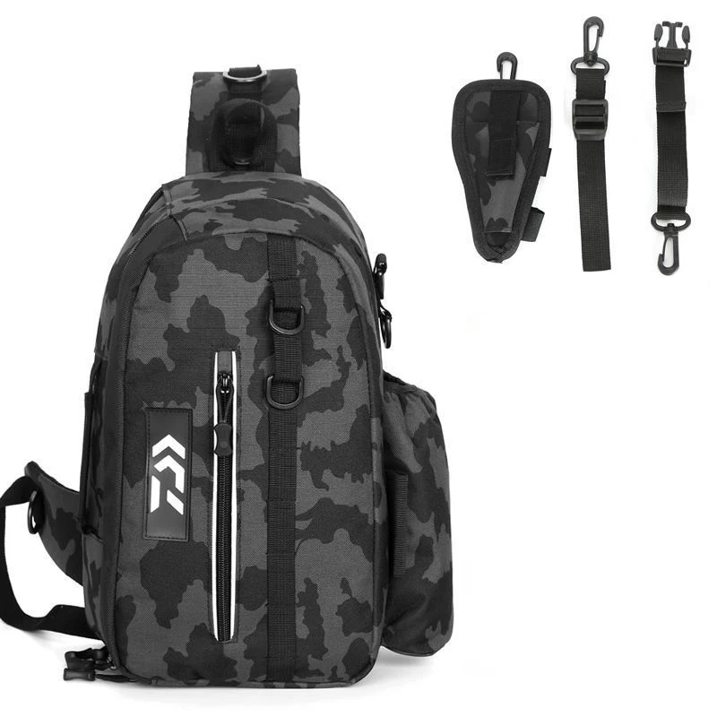 Borsa Da Pesca Drado - Zaino Impermeabile Con Tracolla Per Attrezzatura Da Pesca - Foto 6