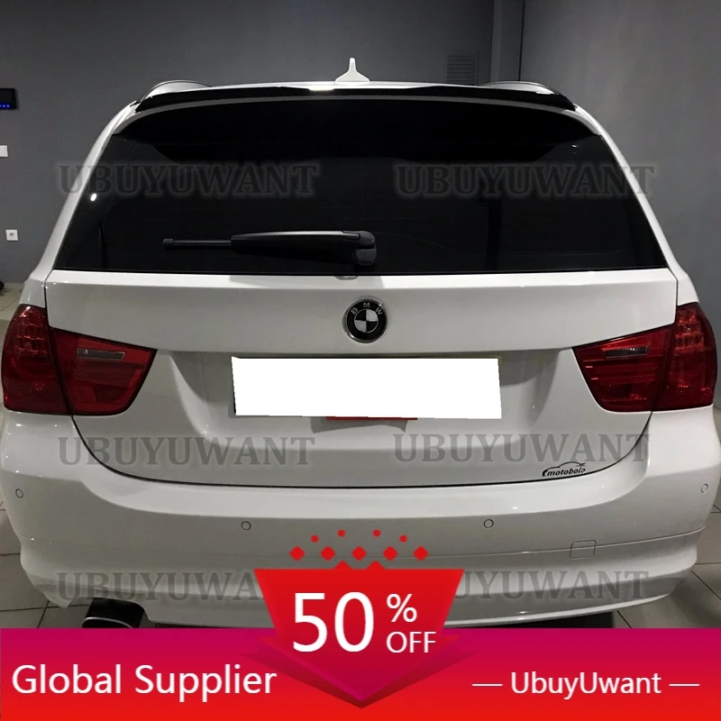 REAR WING SPOILER For BMW 3 E91 M PACK FACELIFT 2008 2011 High Quality