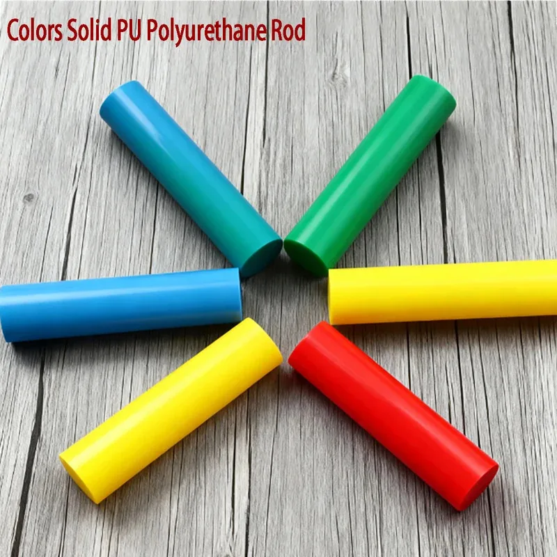 Massiver PU-Polyurethan-Stab in Verschiedenen Farben, 20-55mm Durchmesser, 500mm Lang, Hohe Elastizität