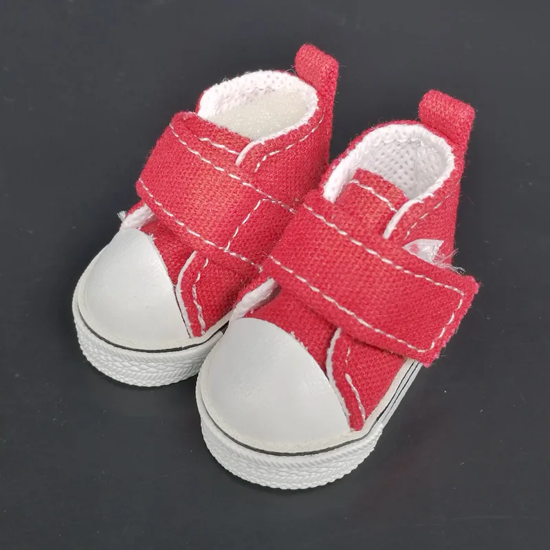 

5cm Shoes For Dolls BJD Toy Casual 1/6 Sneakers for EXO 20cm Korea KPOP Plush Cotton Dolls Accessorries for DIY Rag Dolls Toy