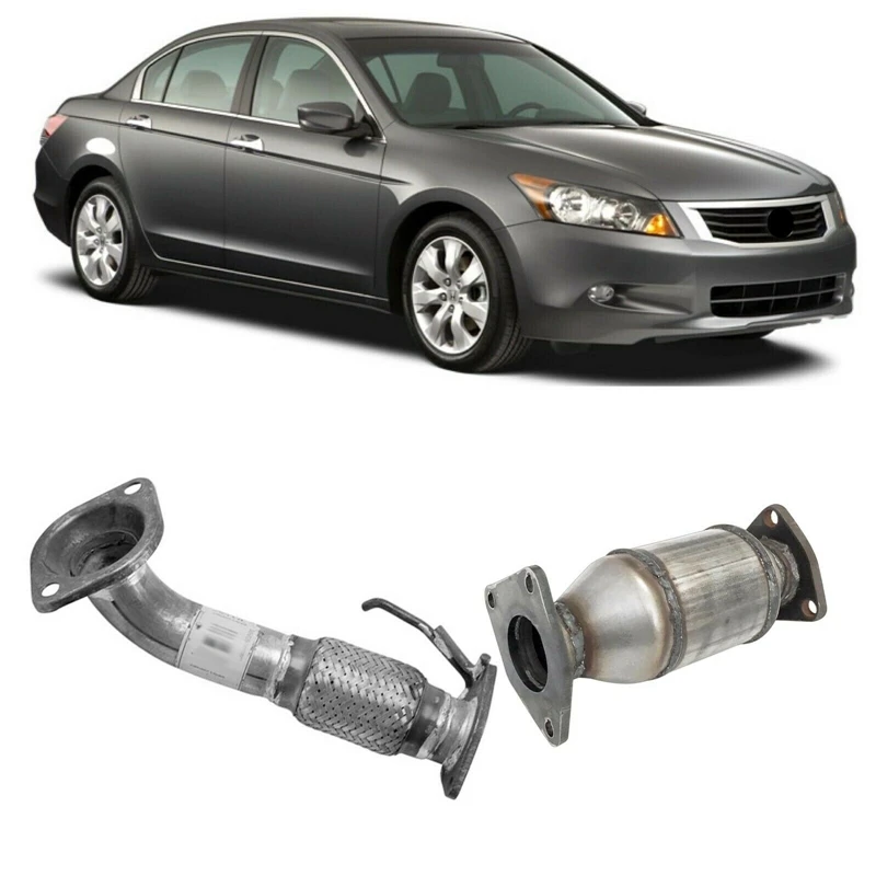

Flex Pipe & Rear Catalytic Converter For Honda Accord 2.4L 2008-2012 6H28175/642118