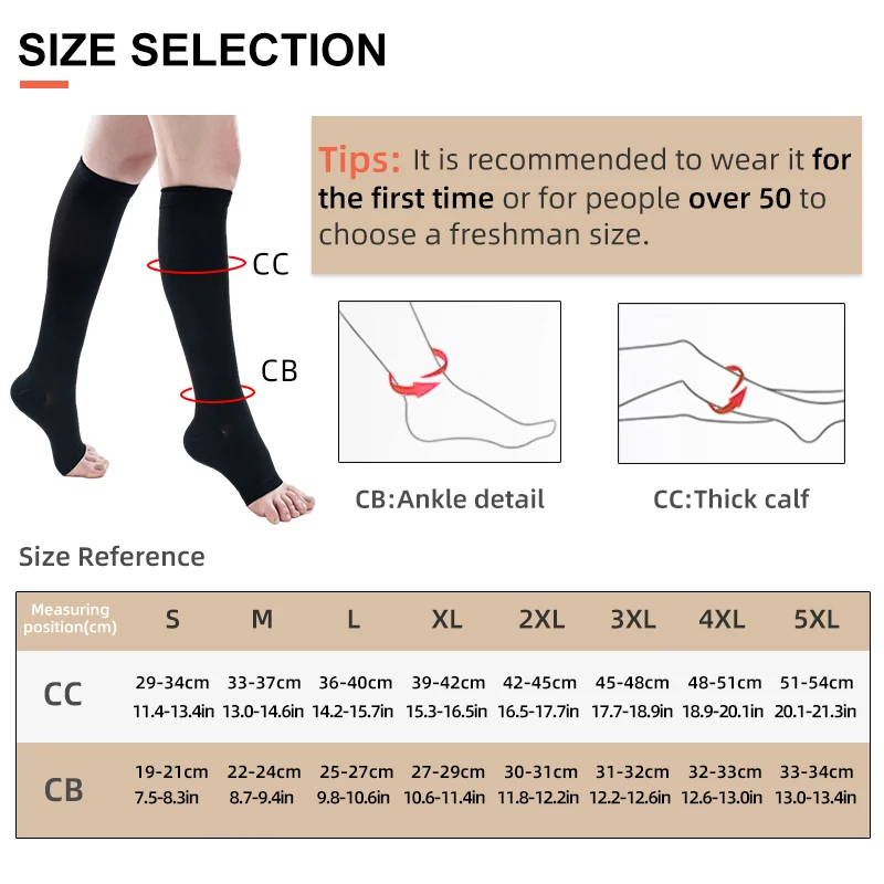 Compression Stockings Varicose Veins Large Size Compression Socks