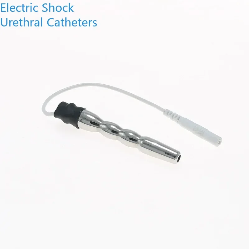 Electric Shock Catheter Sounding Medical Themed Stimulate Penis Plug Masturbation Sex Products Urethral Dilator Sex Toys For Men
