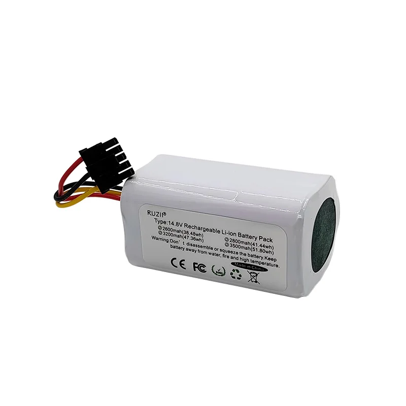 New 14.4V 2600mAh 3500mAh Rechargeable Lithium  Battery  for Mi Robot Vacuum Cleaner Mop 2 Lite MJSTL Spare battery 5