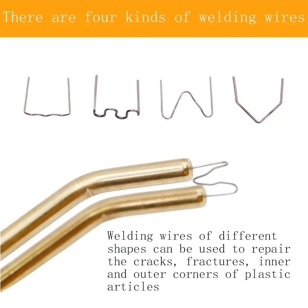 50W Handy Plastics Welders Garage Tools Hot Staplers Machine Staple PVC Repairing Machine Car Bumper Repairing Welding Tool 4