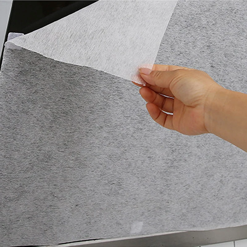 Disposable Oil Suction Paper Kitchen Range Hood Oil Suction Paper Filter Mesh Cooking And Baking Tool 46X10Cm
