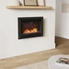28.5" Electric Fireplace Insert, 3 Color Adjustable Flames, 2 Modes Heat, 8 H Timer, 5 Brightness Settings, 750/1500W Heater 2
