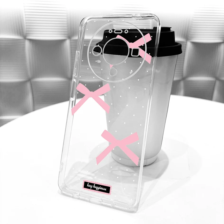 Floral Bowknot Soft Silicone Clear Phone Case - New Fashion 2025 Edition