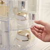 Wnnideo Makeup Organizer 360 Degree Rotating Spinning Makeup Cosmetic Storage Box Bathroom Desktop Dressing Table Lipstick Rack 3