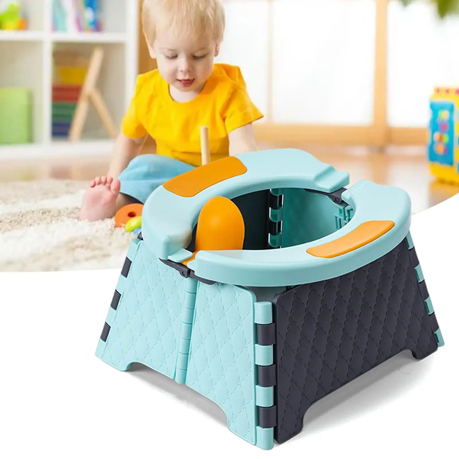 Portable Foldable Training Potty Seat for Child with Travel Bag Lightweight