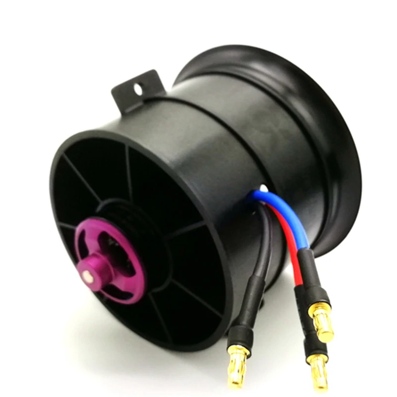 POWERFUN 70mm 12 pales EDF unité moteur sans balais 4S 3400KV pour avion RC