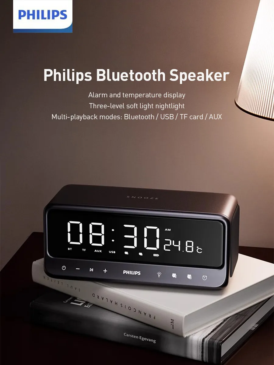 Philips TAS3609 Bluetooth-Lautsprecher mit Echtzeit-Temperaturanzeige_voghion.com