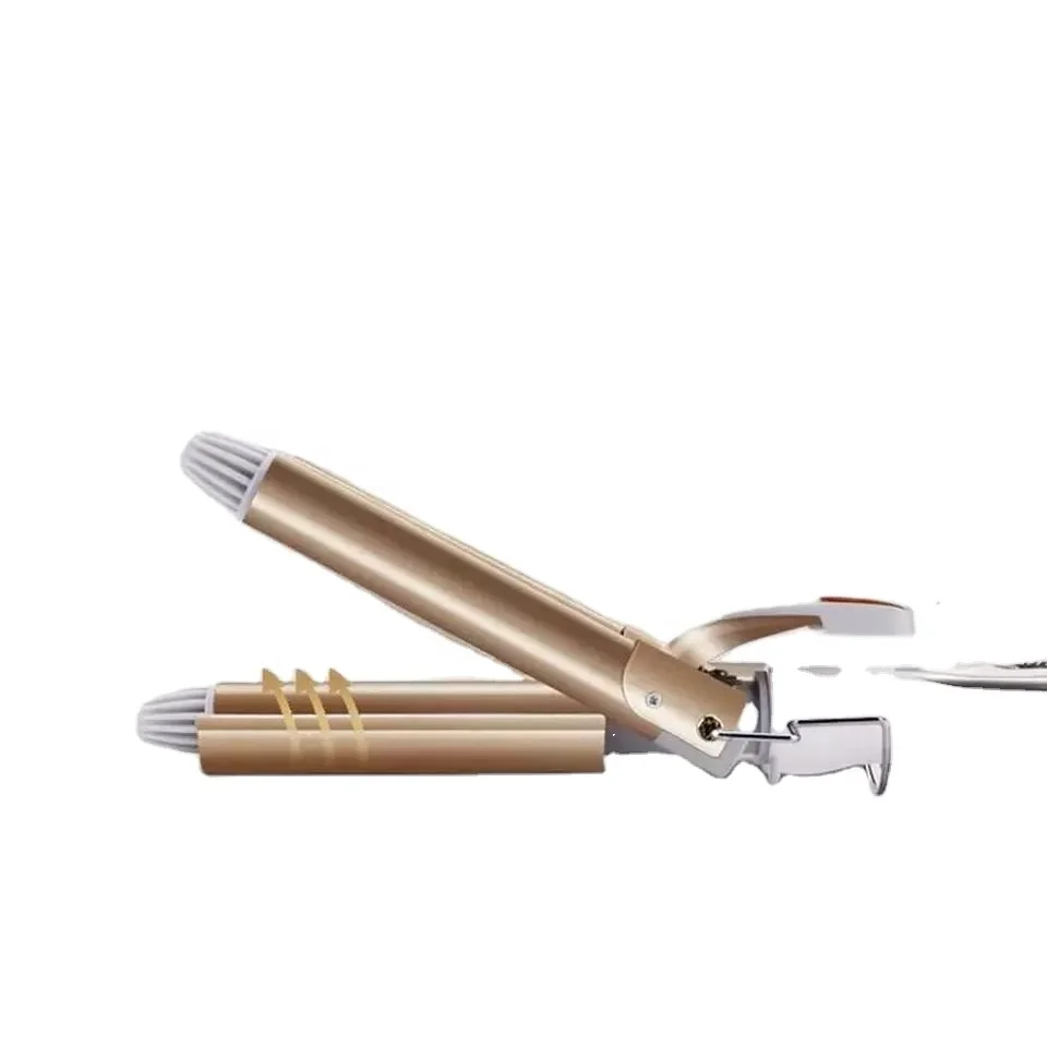 Kemei Electric Hair Curler Waver Styler KM-1010 Hair Curling Iron 2 In 1 Straightener