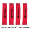 2 pairs of Leg Compression Sleeves Full Leg Sleeve Long Knee Brace Knee Support Protect Basketball Football Volleyball Cycling 5