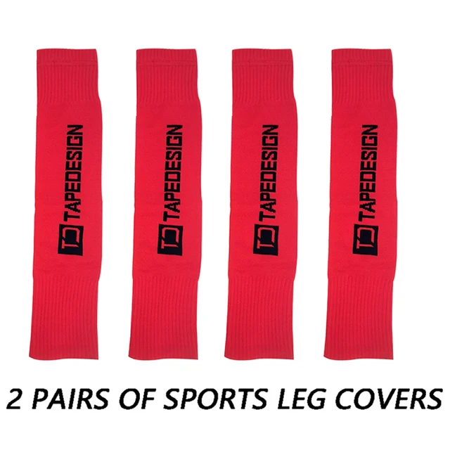 2 pairs of Leg Compression Sleeves Full Leg Sleeve Long Knee Brace Knee Support Protect Basketball Football Volleyball Cycling 5