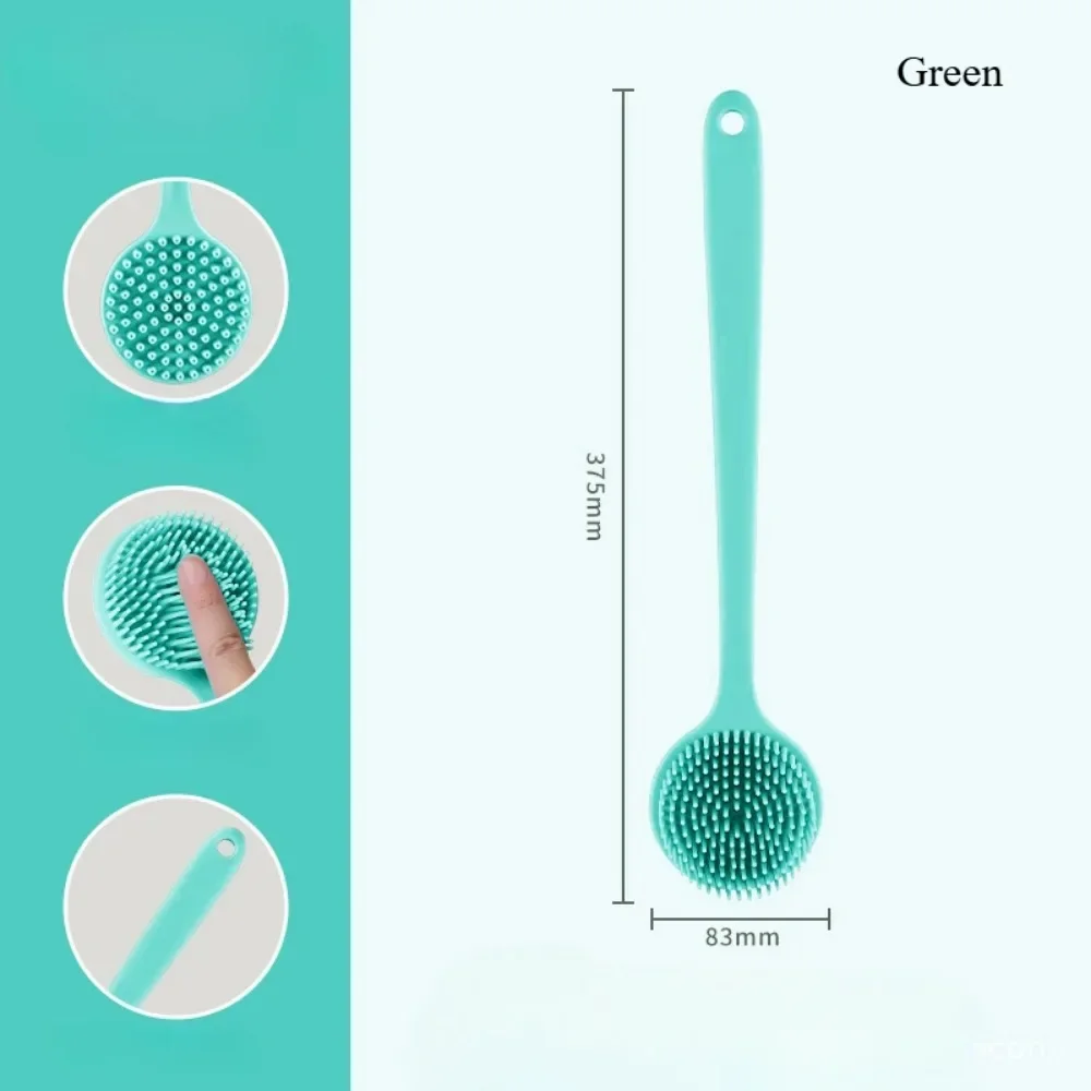 Description Picture 4 of itemLong Handle Bath Brush Bathroom Body Brushes Back Ball Brush Mud Back Scrubber Shower Massage Brush Exfoliation Bathroom Tools