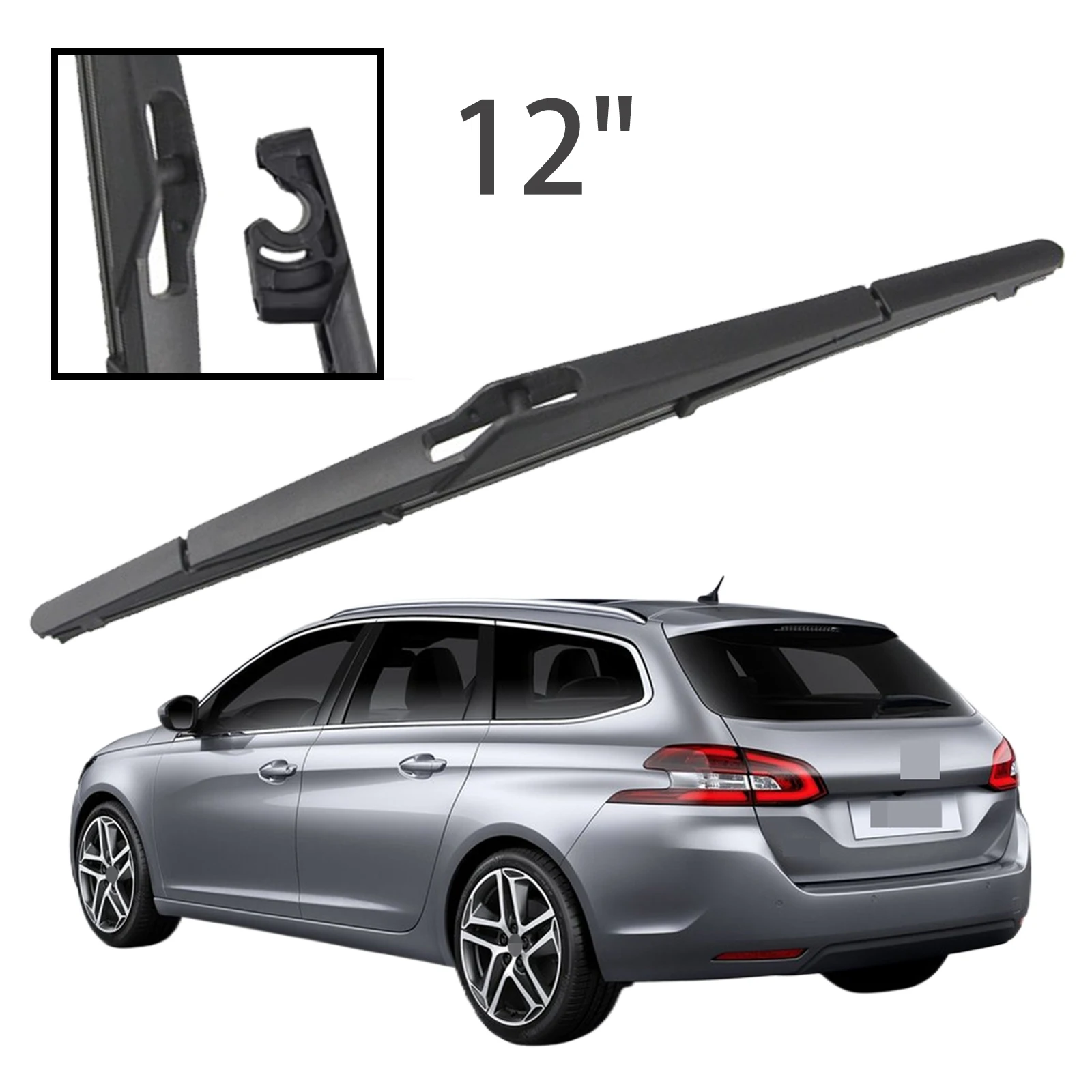 Peugeot 308  (MK1) Convertible 2007 - 2015 Aero Flat Wiper Blades main image 0