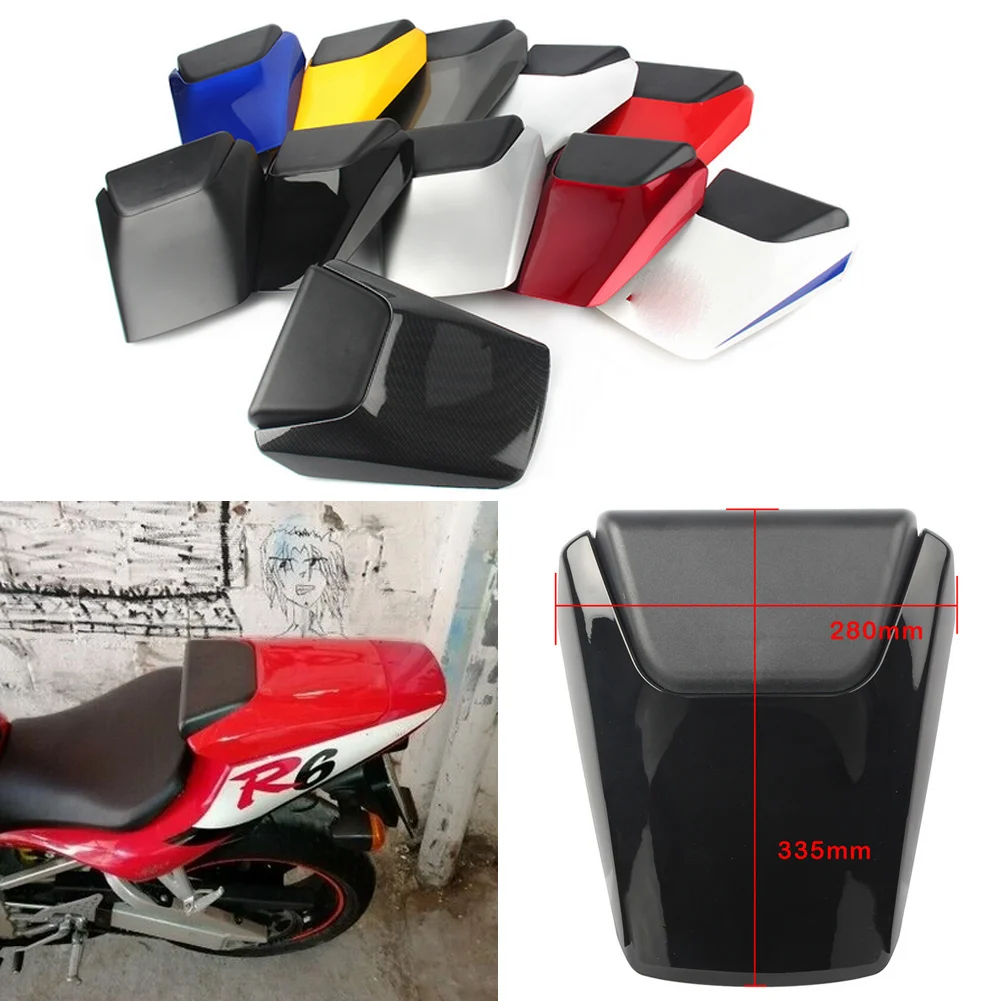 

ABS Motorcycle Rear Passenger Pillion Seat Cowl For Yamaha YZF 600 R6 1998 1999 2000 2001 2002 Fairing Accessories