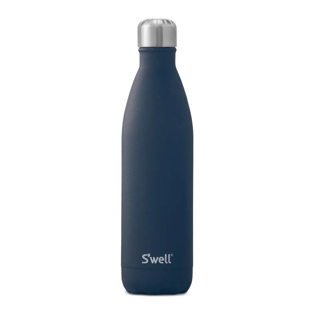 S'well Triple-Walled Stainless Steel Water Bottle, White Gold Ombre