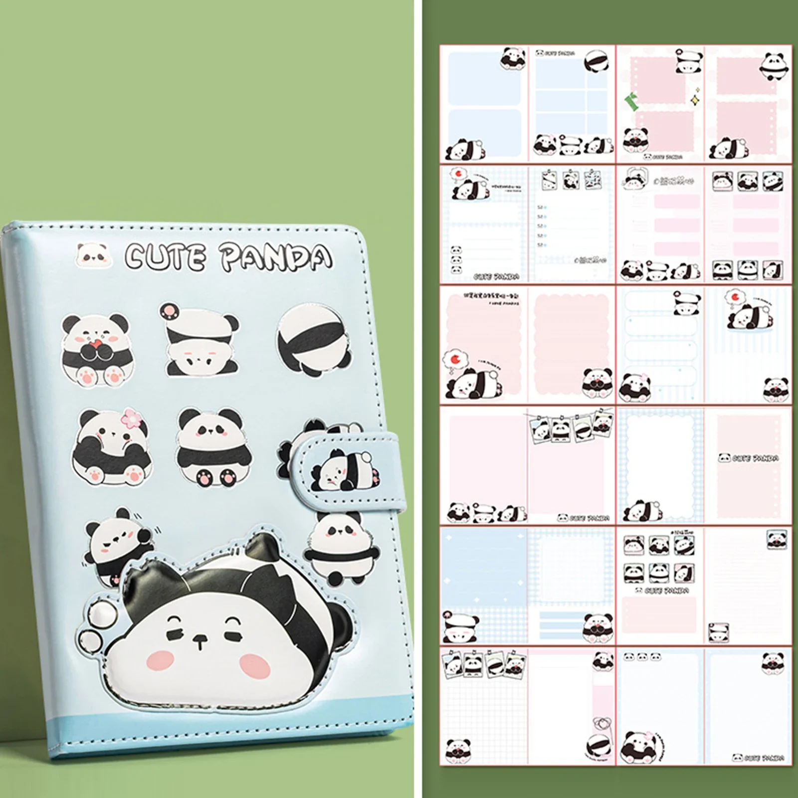 Cute Panda Notebook Agenda Organizer diario blocco note Agenda settimanale calendario diario cancelleria materiale scolastico regali di natale