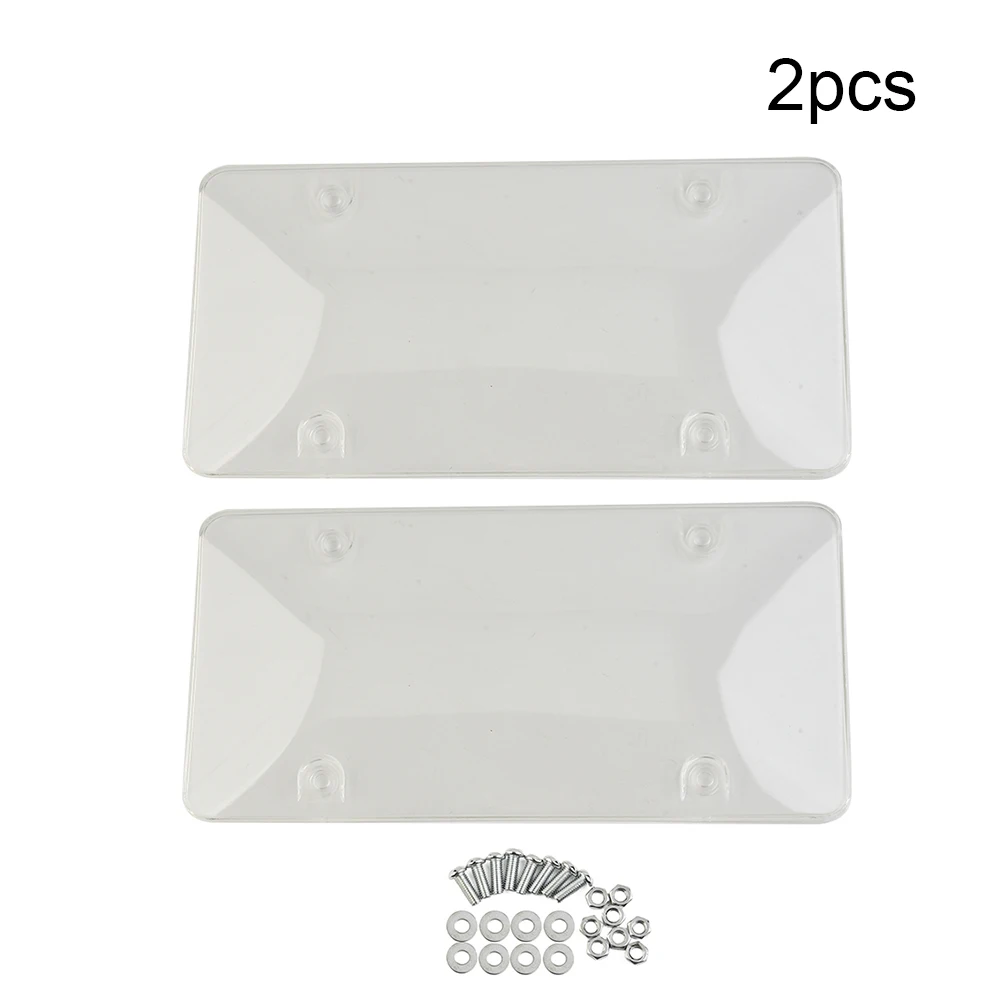 2pcs License Plate Cover Black Reflective Anti Speed Red Light Toll Camera Stopper License Plate Cover Car Frame Parts license plate bracket,license plate frame,license plate holder