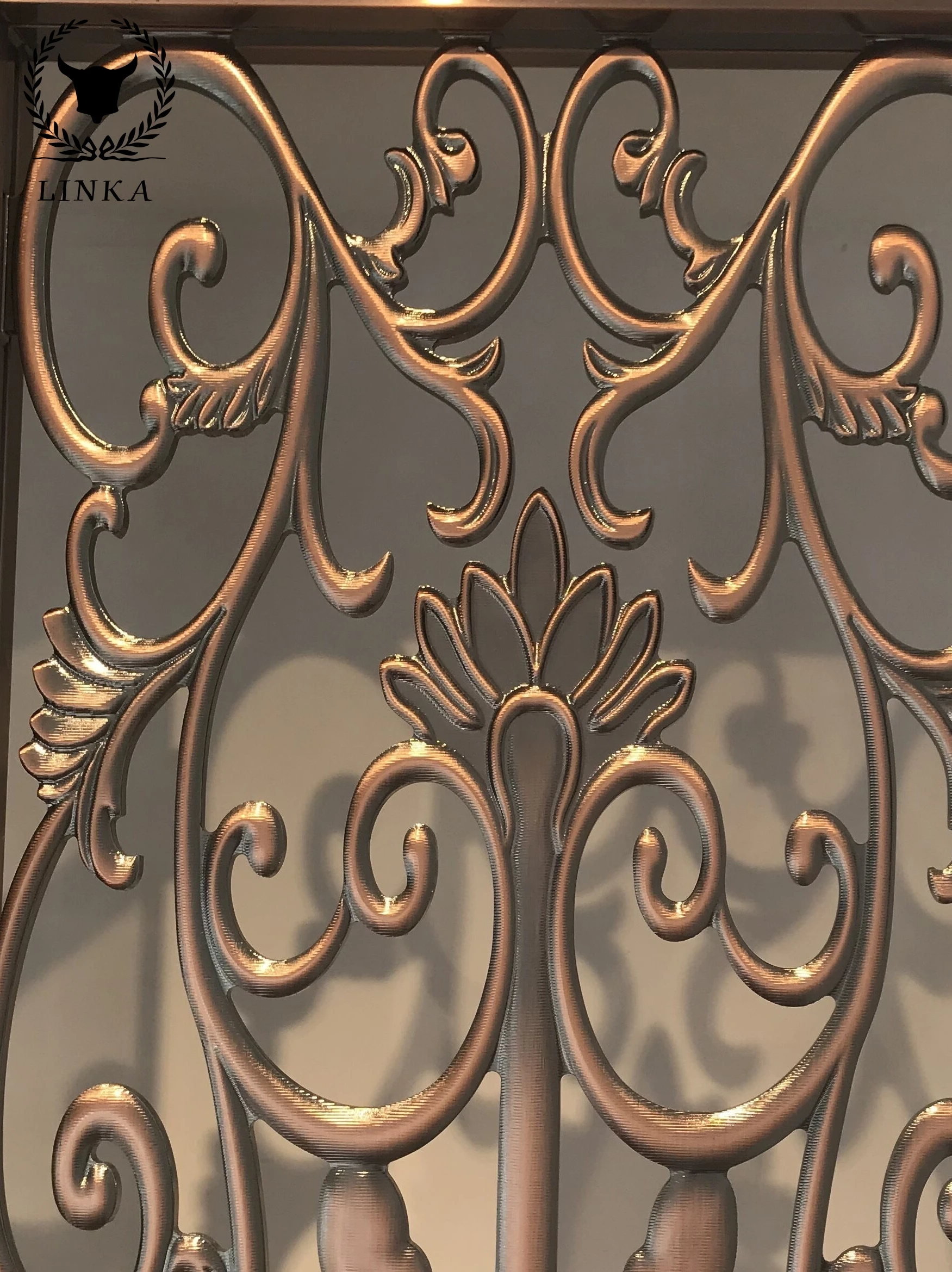 

Светлый роскошный экран из нержавеющей стали, перегородка для гостиной, столовой и спальни SUS 304