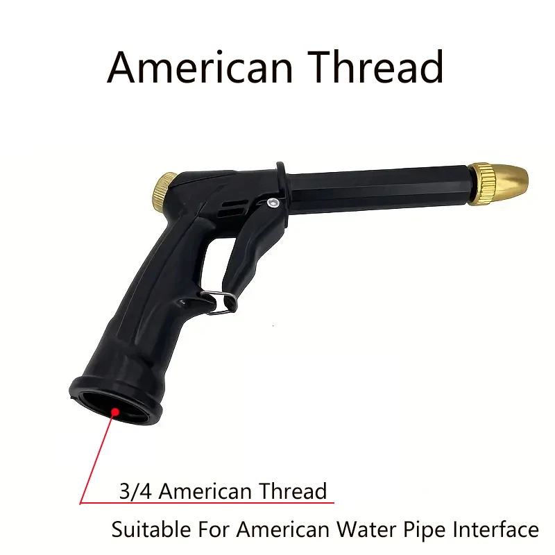 Expandable magic garden hose with 3/4" connector, sprayer, and sprinkler head – CyberStreetOne American thread