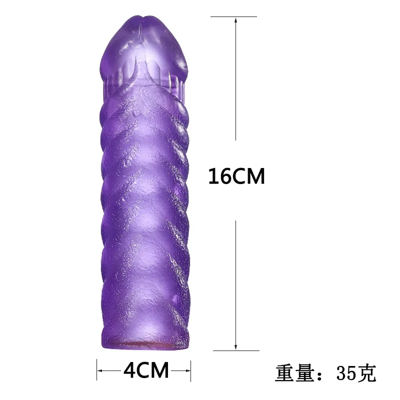 Penis Cover Cock Sleeve Male Masturbator Reusable Condom Cockring Men Extensible Sextoy Delay Ejaculation G Spot Stimulator Couple Eroic Products