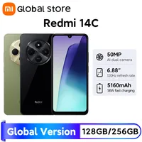 Global Version Xiaomi Redmi 14C Smartphone MediaTek Helio G81-Ultra 6.88'' 120Hz Display 5160mAh Battery 50MP AI Dual Camera 1