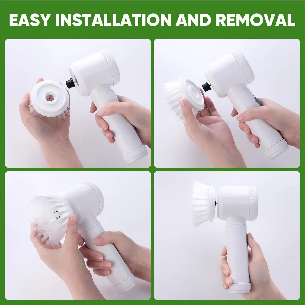Cleaning Brush Xiaomi Electric Spin Scrubber Power Clean Bathroom Kitchen Cleaning Brush Scrubber Electric Cleaning Brush Products For Home