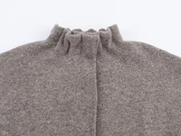 Veste courte tricotée polyvalente pour femme, vêtement ample et amincissant, demi-jupe, nouvelle mode automne et hiver 2025 4