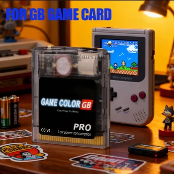 Cartuccia Everdrive per Gameboy con 2000 Giochi, Scheda GBC da 8GB di Memoria per Console Portatile, Sistema di Gioco Retrò