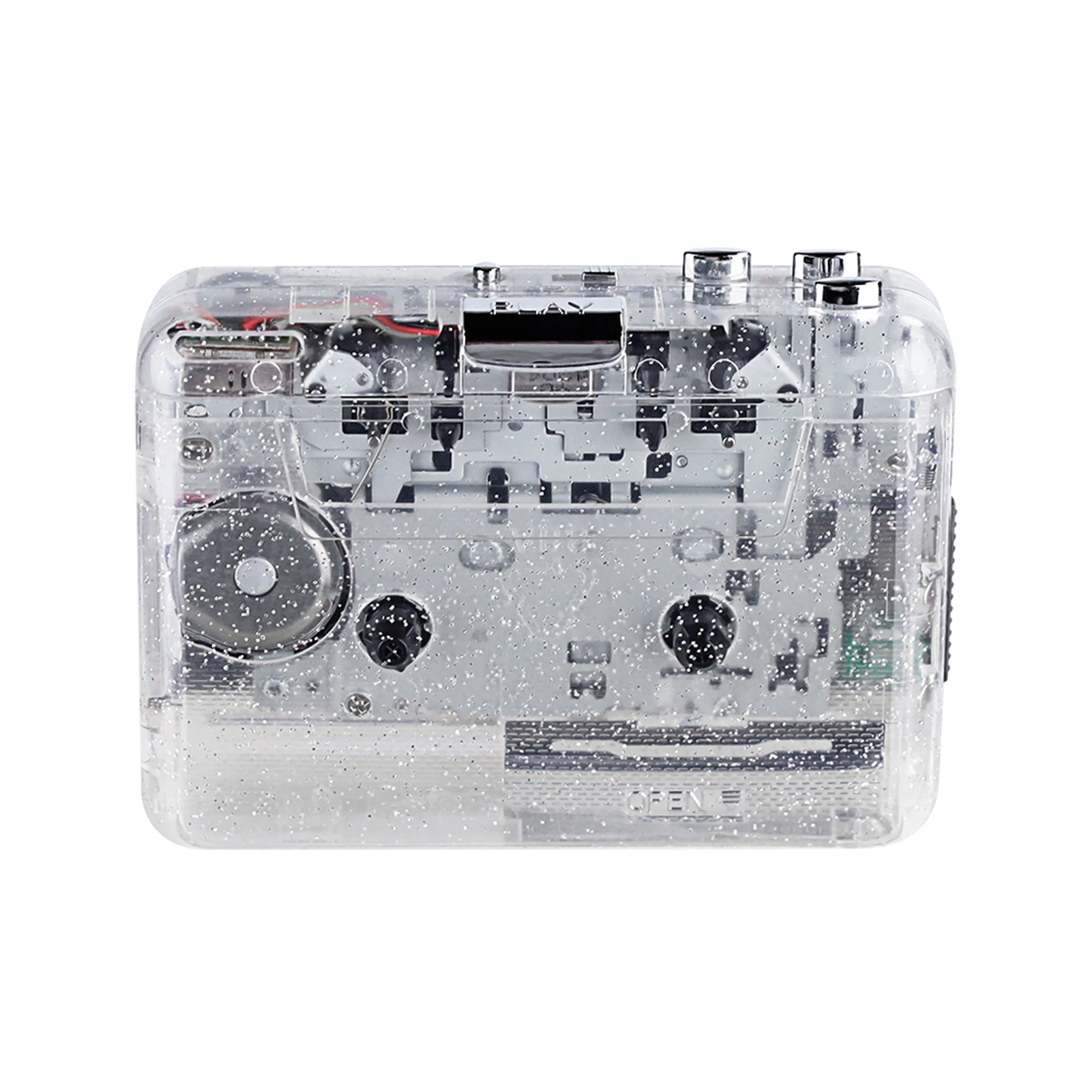 USB Cassette Capture Radio Player Portable USB Cassette Tape to MP3 Converter Capture Audio Music Player Tape Recorder