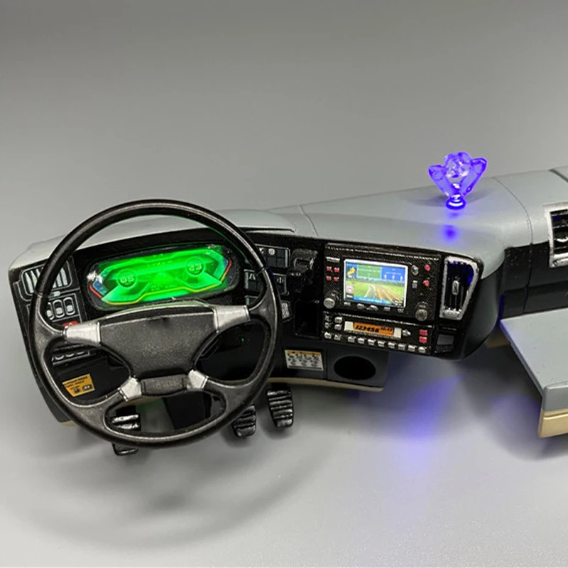 タミヤ 1/14 スカニア 内装一式 ダッシュボード 内張り キャビン LED タミヤ 1/14 スカニア 内装一式 ダッシュボード 内張り キャビン