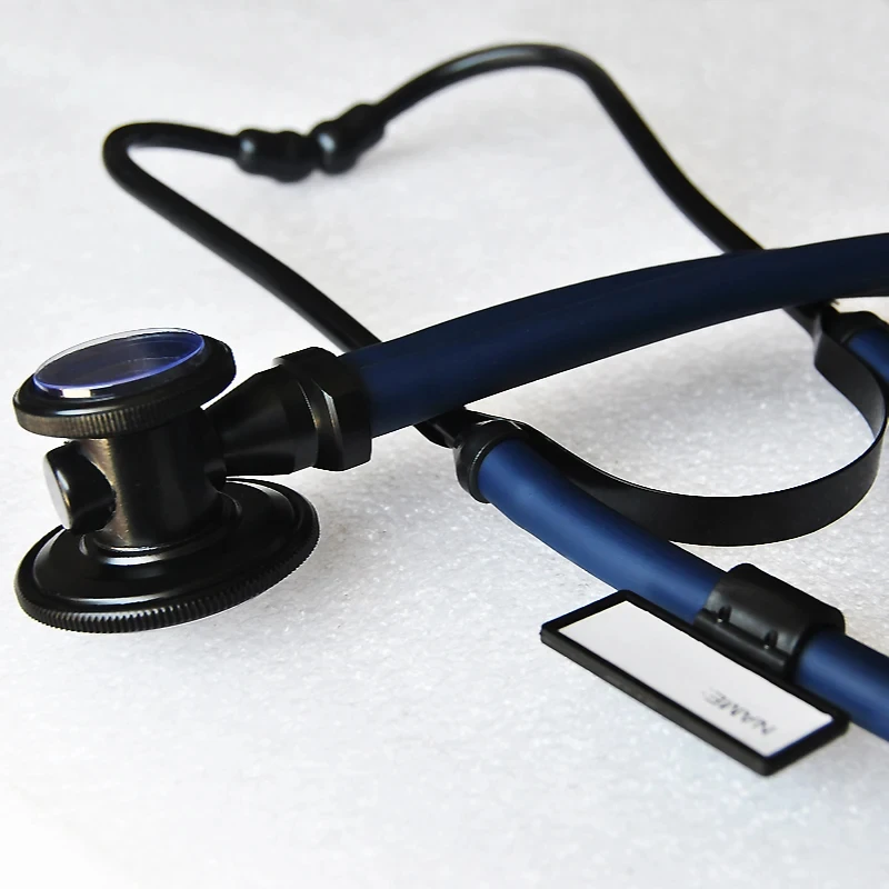 Medical stethoscope, professional doctor, nurse, medical stethoscope, cardiology, dual head blood pressure stethoscope method