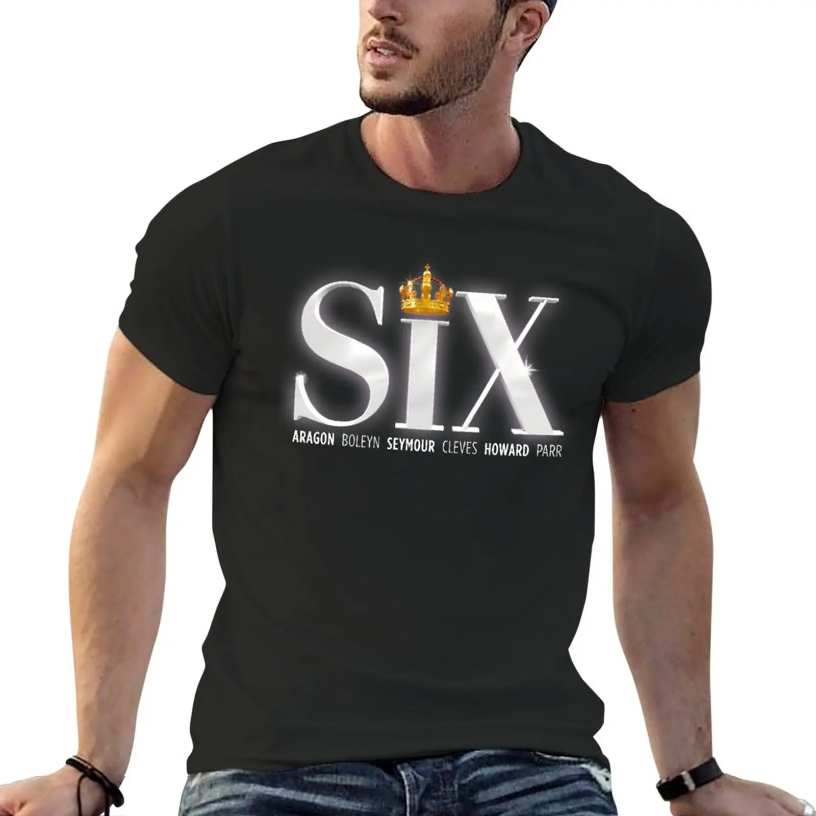 

Six the Musical Logo Classic T-Shirt funny t shirt boys t shirts men clothings