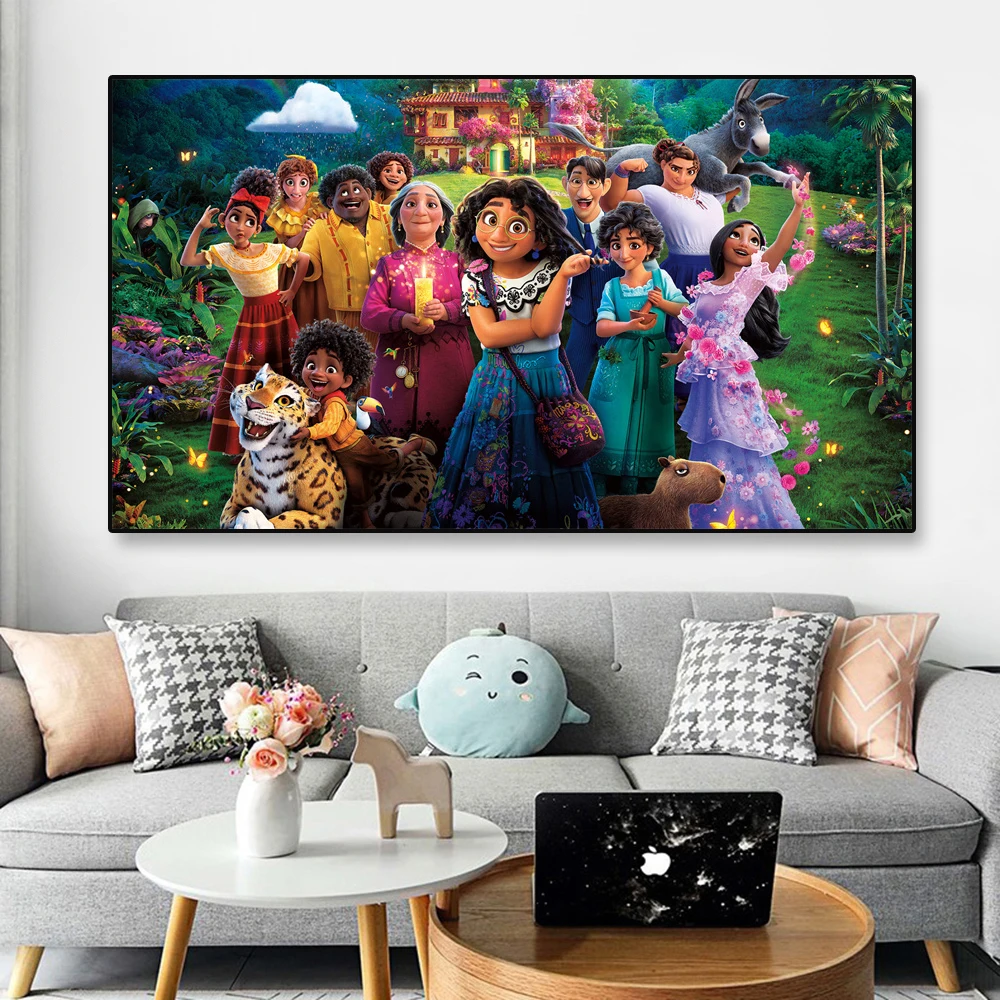 

Disney Movie Poster Encanto Movie Prints Mirabel Madrigal Canvas Painting Girls Bedroom Wall Art Decoration Kids Best Gift