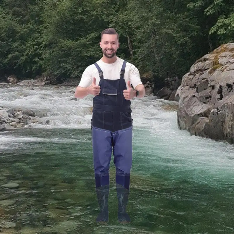Chest /Stockingfoot Hip Waders With Boots 4