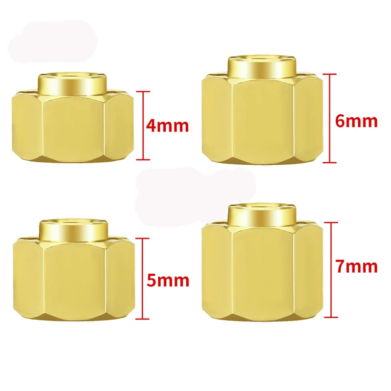 

7 мм латунные удлинители для шестигранных ступиц колеса адаптеры 4/5/6 мм для TRX4M Bronco Defender 1/18 детали для радиоуправляемых моделей автомобилей на гусеничном ходу