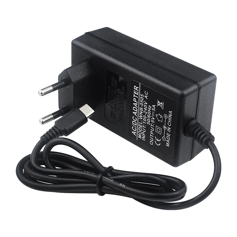Orange Pi Power Adapter 5V 5A Type-C Power Supply for Orange Pi 5 Pro / Max / Ul