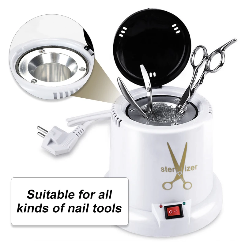 Sterilizer for Nails Tools High Temperature Sterilizer Disinfection Box