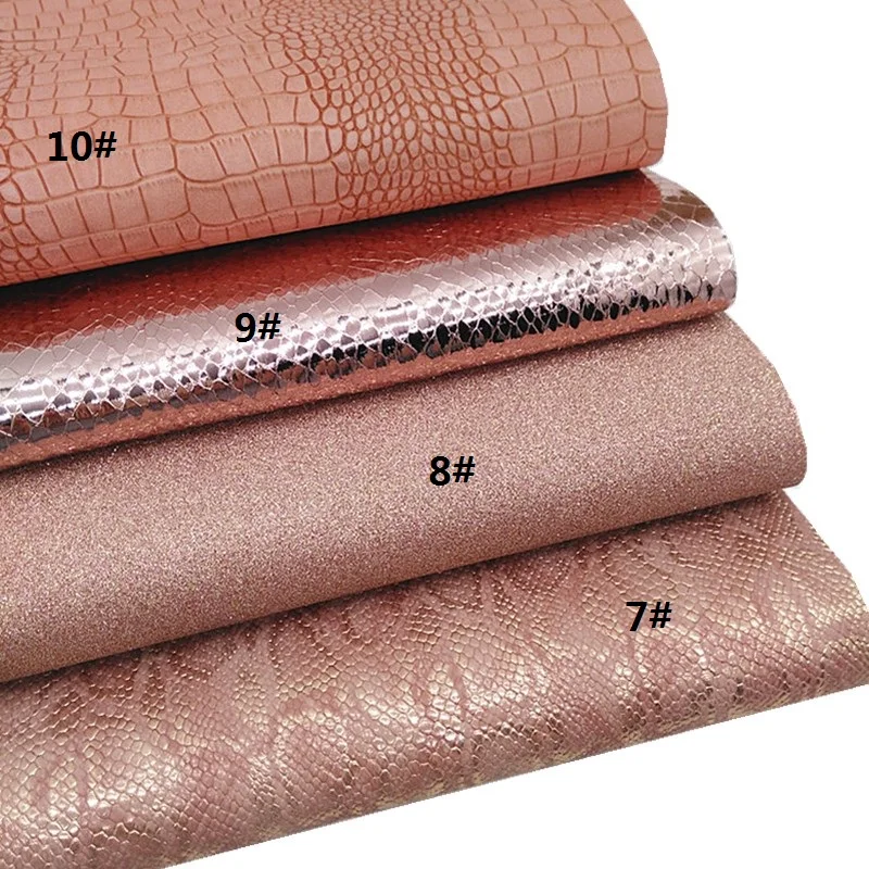 Beige textured faux leather sheets, solid litchi pebbled leather