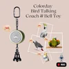 Parrot Toys to Teaching Training Bird Talking Coach Interactive Recording Playback Retell Electronic Voice Chewing Tearing  Bell 1