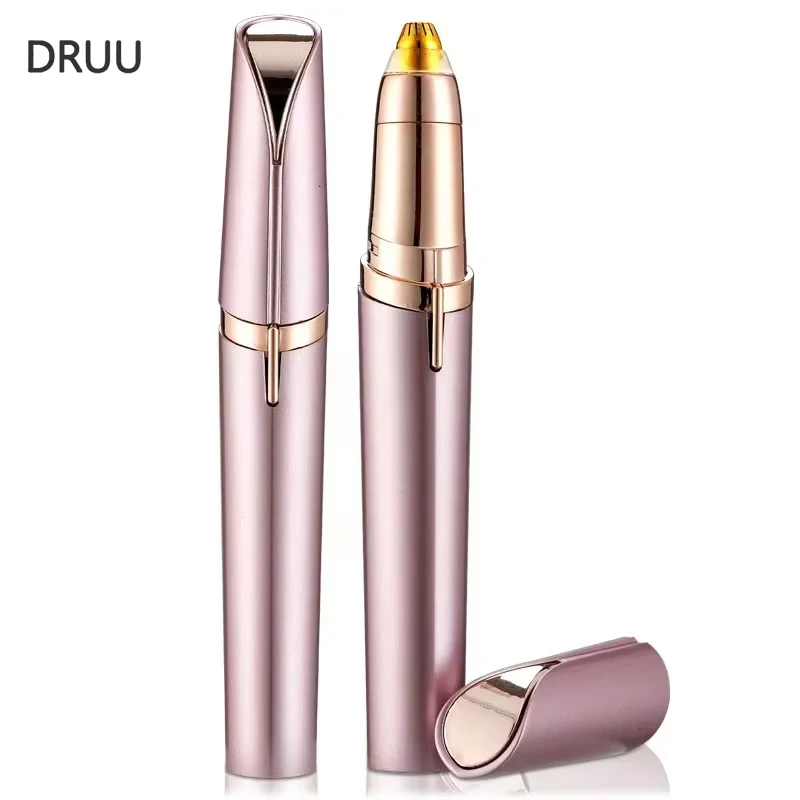 Electric Eyebrow Trimmer USB Charger Security Hair Removal Eye Brow Epilator Shaper Shaver Painless Razor Facial Hair Remover