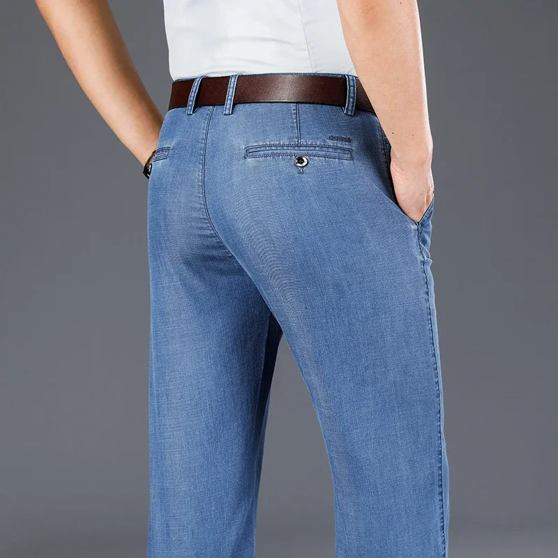 Jean Travis Mathew Homme Taille 30 - Bleu Droit - Stretch Denim - Occasion