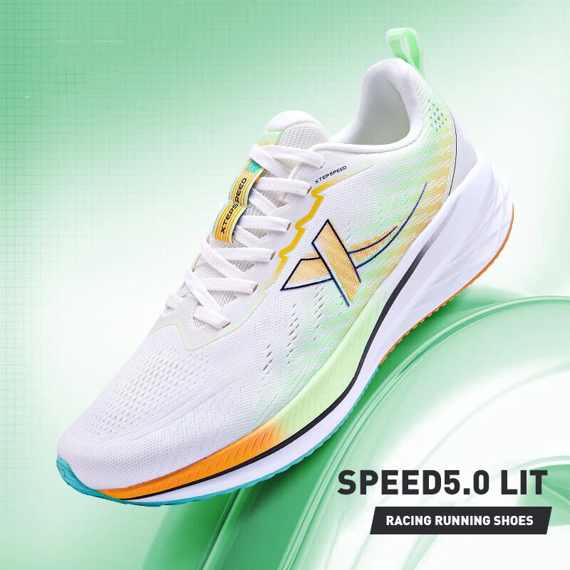 남성용 Xtep Ultra Fast 5.0 운동화 2024 여름 통기성 남성용 운동화 혼합 색상 조깅 스니커즈 976219110004