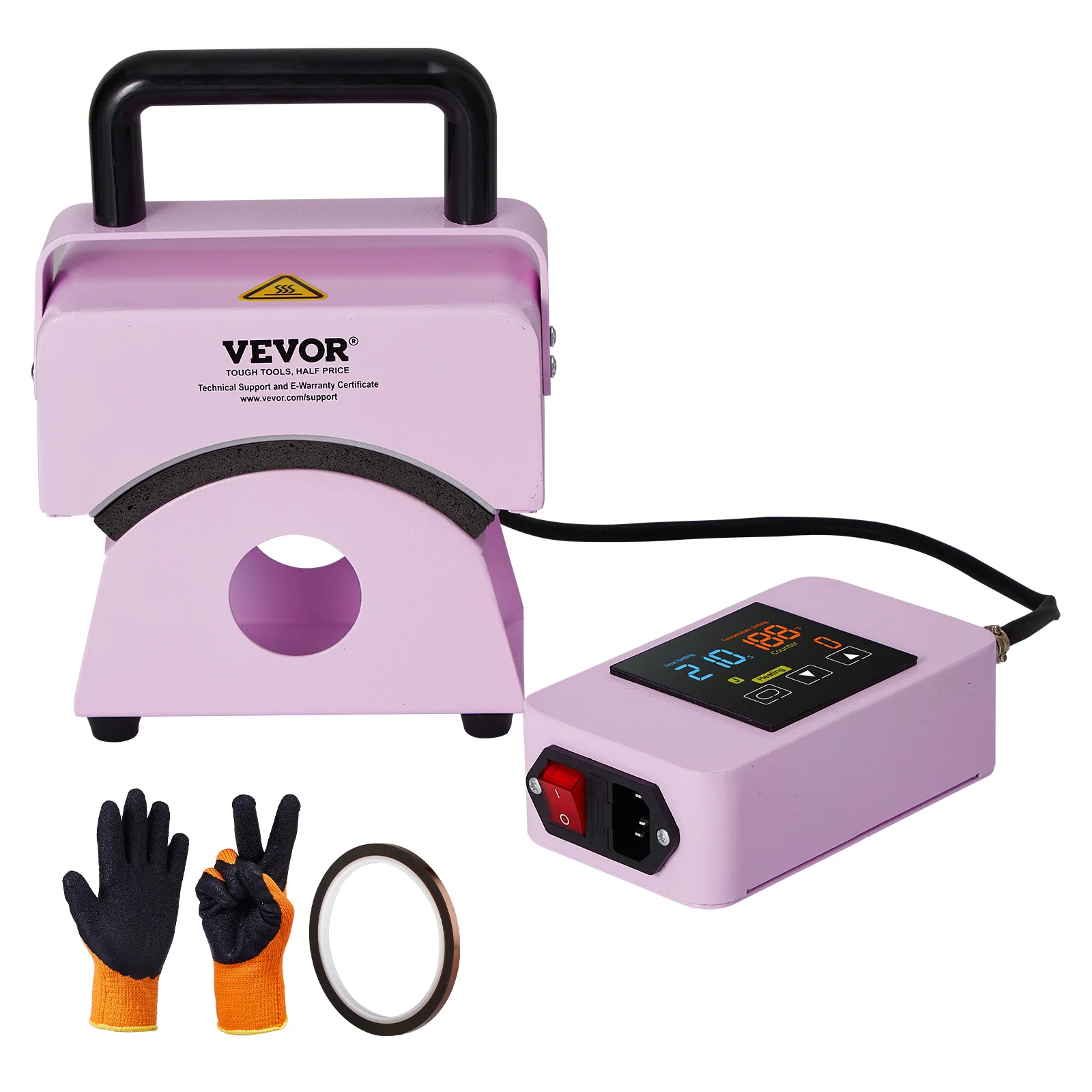 VEVOR Mini Hat Press Machine for Custom Caps