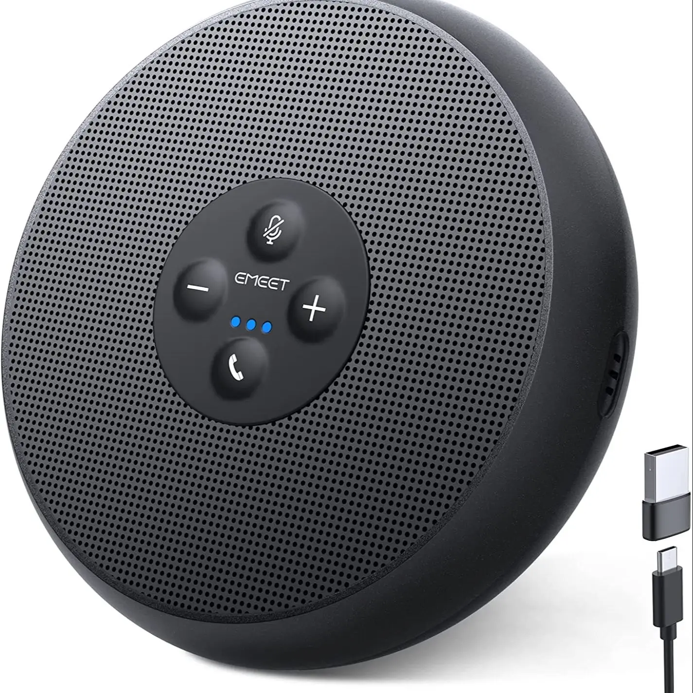 

USB Speakerphone M1A 360° Voice Pickup EMEET USB Speaker and Microphone for Computer/PC Zoom Certified