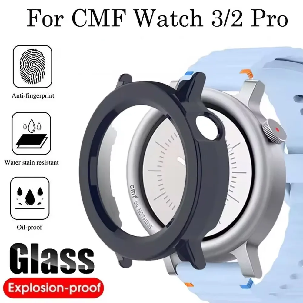 Premium Protective Glass Screen Case & Bumper Cover