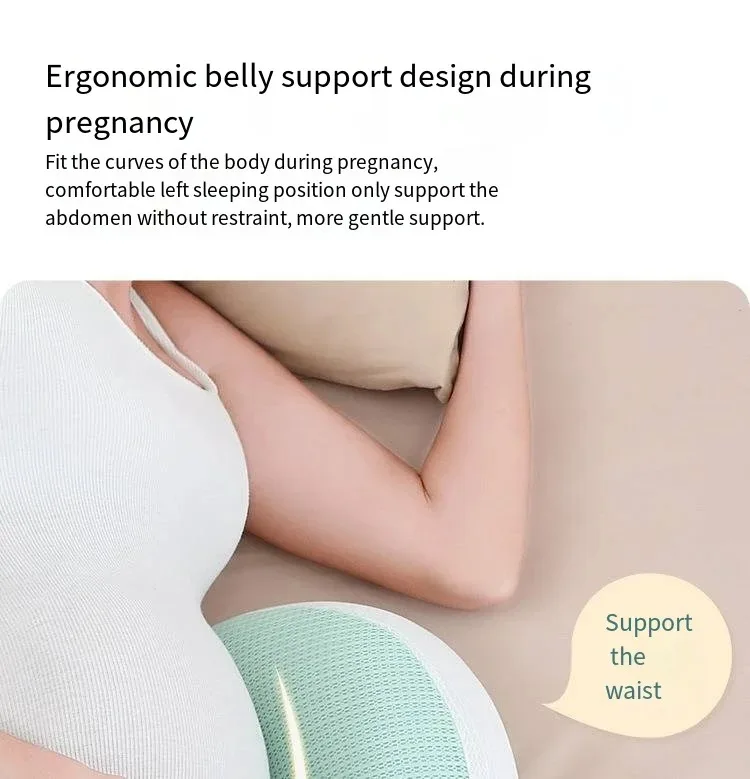 Pregnancy Pillow Shape Pregnant Belly Support Pillow Belly Support Side Sleeping Cushion Pregnant Maternity Accessoires
